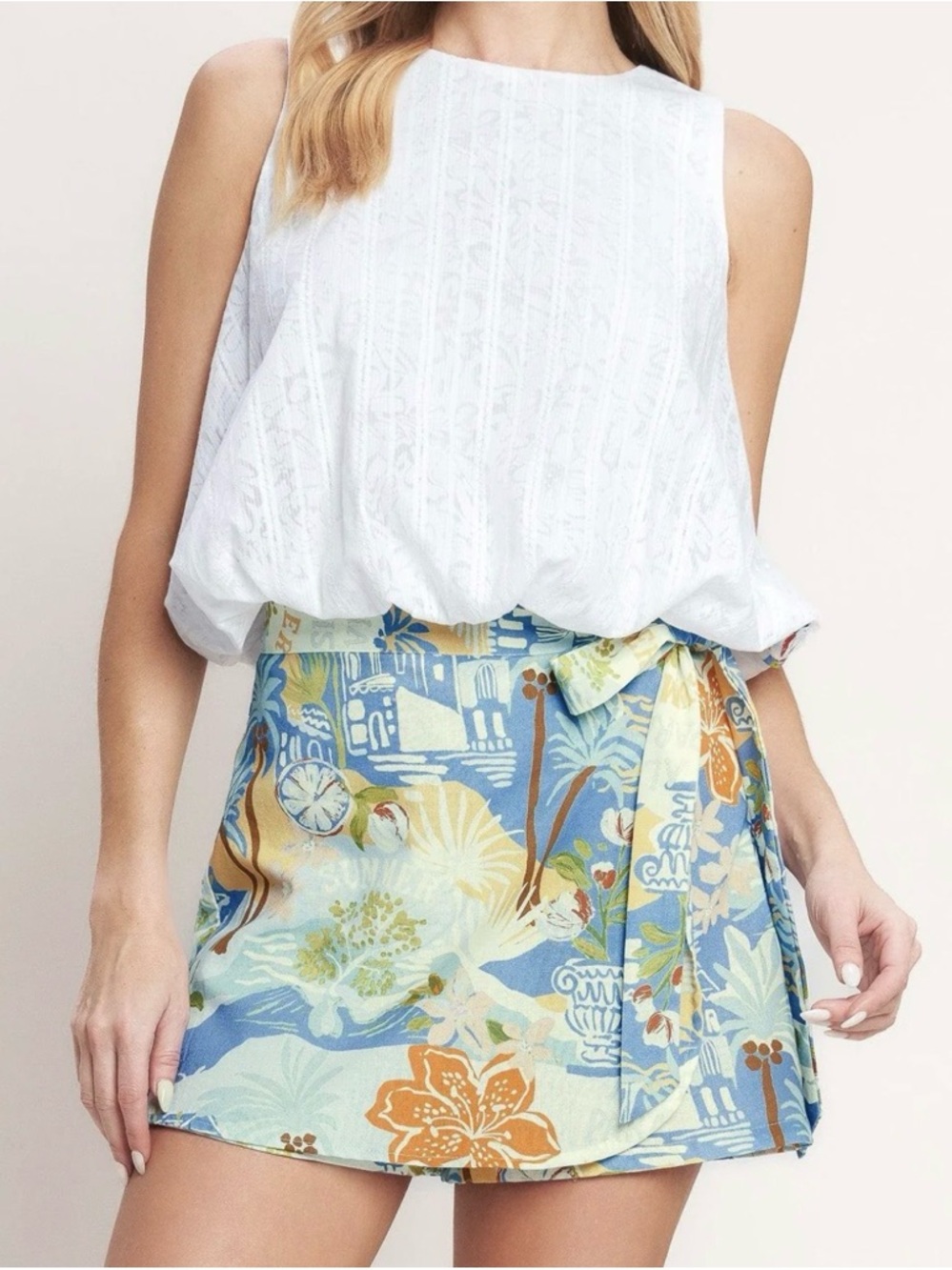 Flying Tomato postcard, perfect woven skirt